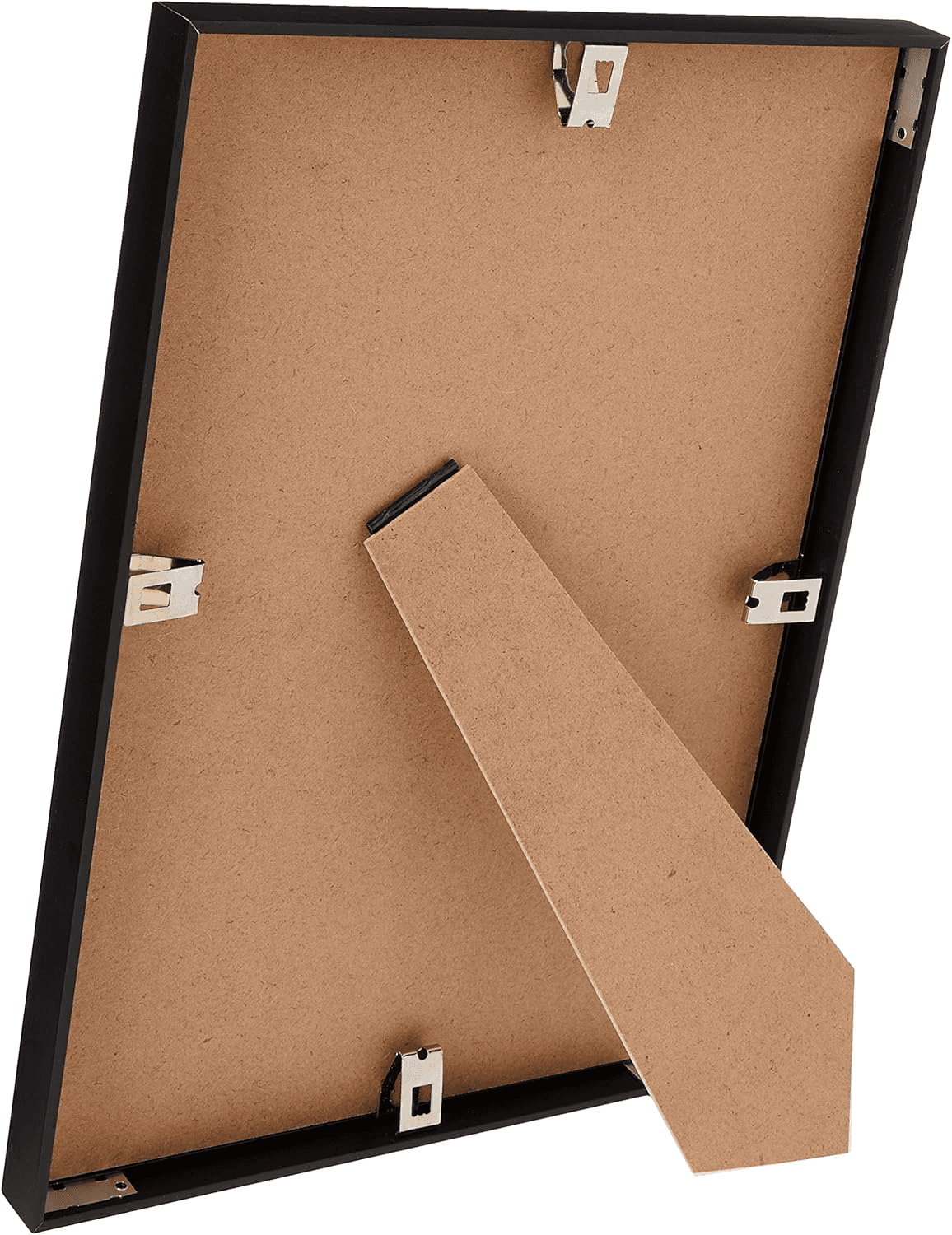 Stewart Superior A4 Brushed Aluminium Picture Frame – Black| with Durable Perspe view 2