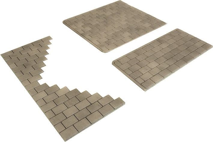 Metcalfe MOO60 Individual Sone Paving Slabs OO Gauge Card Kit