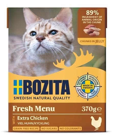 7300330049179 BOZITA Fresh Menu Chicken in jelly - wet cat food - 370g BOZITA