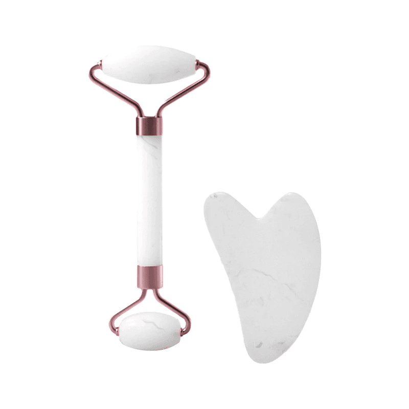 Face and Neck Roller Massage Tool - Resin Scraping Board for Beauty and Skincare