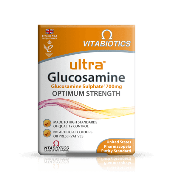 Vitabiotics Ultra Glucosamine 700mg -60 Tablets High Purity Glucosamine Sulphate