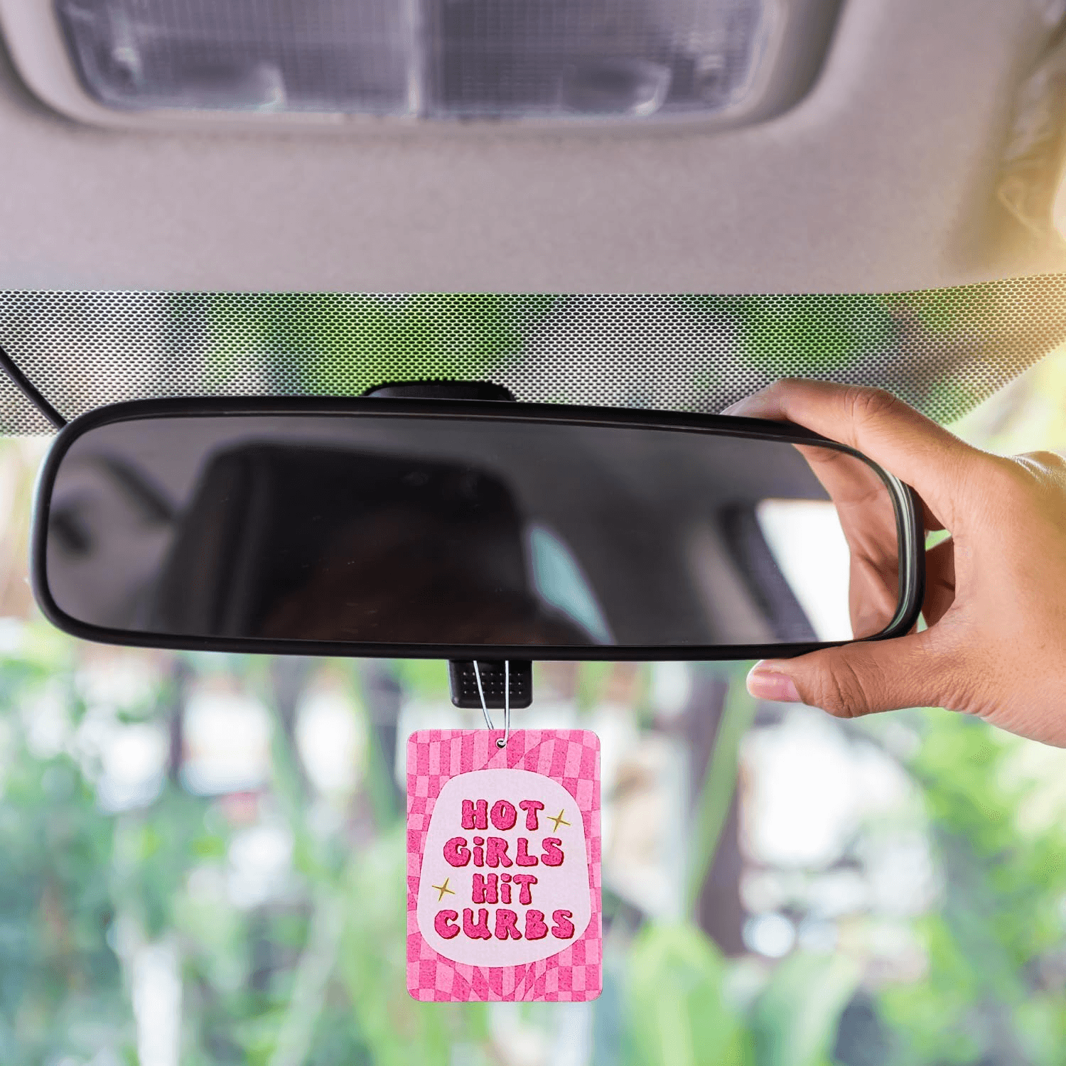 Funny Car Air Freshener Hot Girls Hit Curbs Novelty Gift Women Cute view 2