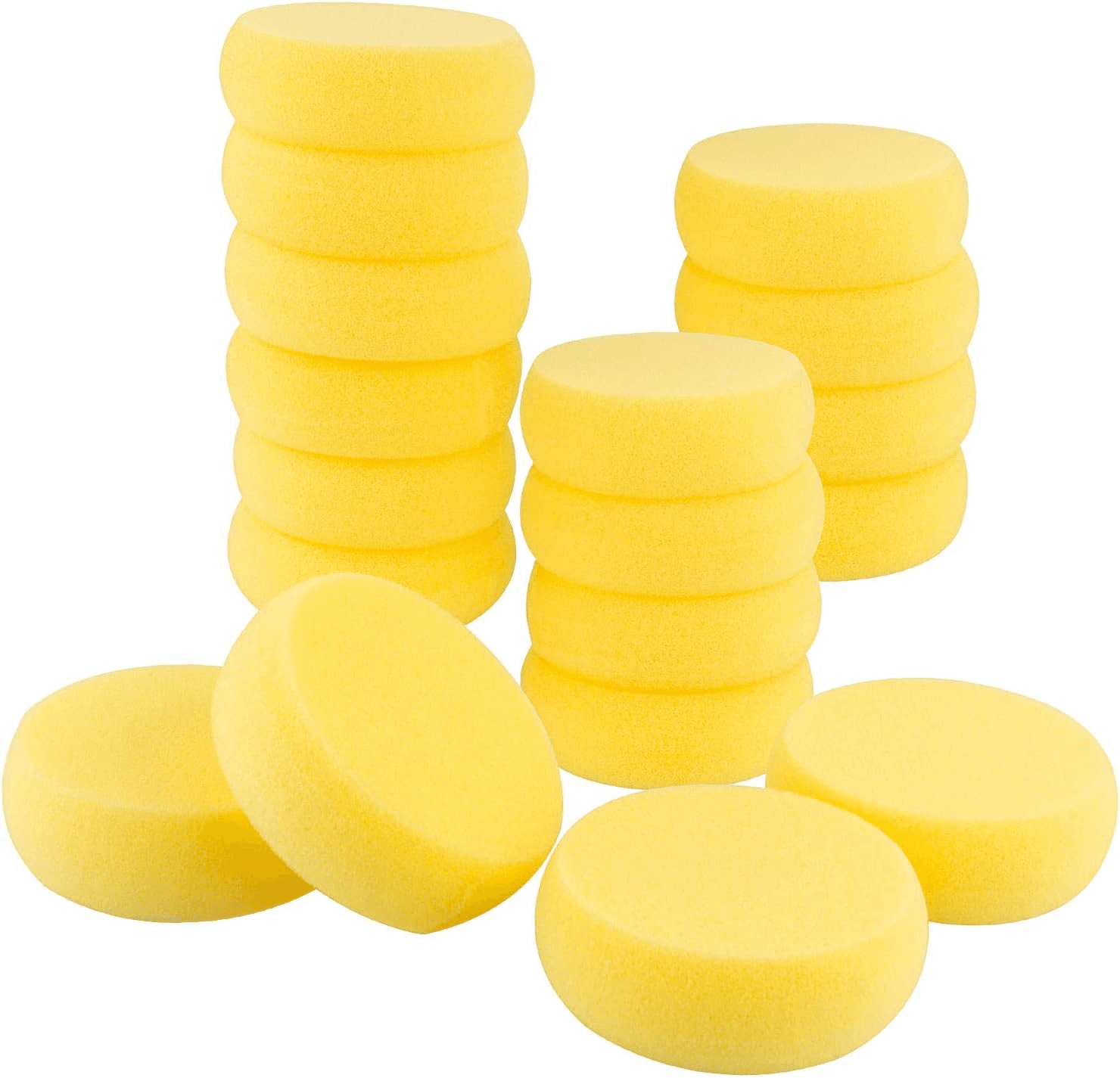 Pack of 50 round Synthetic Painting Sponges Artist Crafts Paint Sponge for Potte