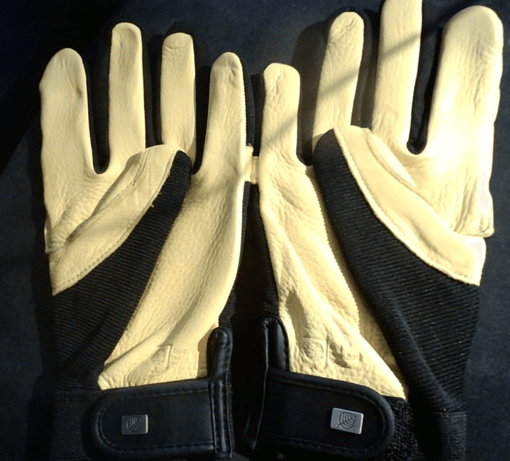 Jayco Gold Leaf Soft Touch Gents Gloves. Deerskin Leather. Yellow/black. New.