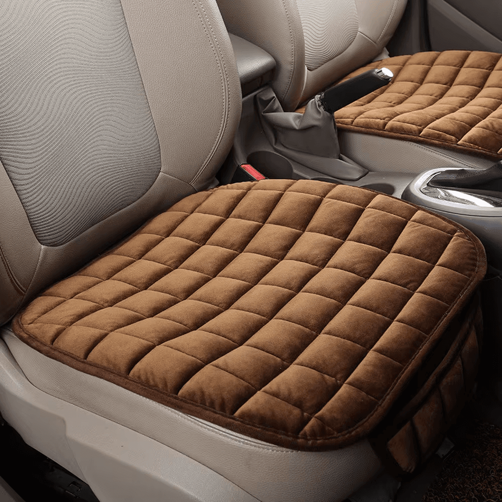 Universal Winter Warm Car Seat Cover Cushion Anti-Slip Front Chair Seat Breathab