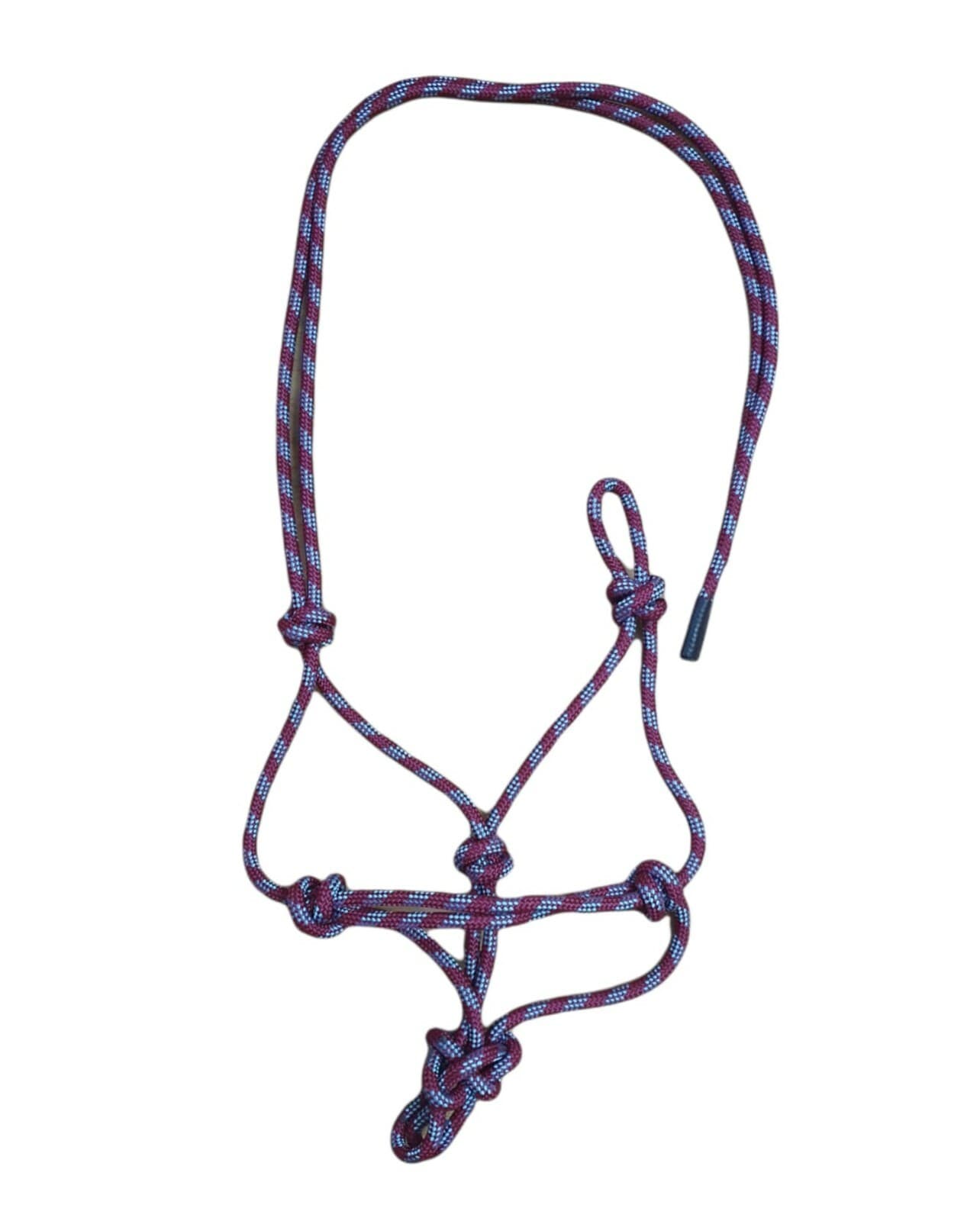 Hand Made Rope Halter Knotted Nylon Headcollar Parelli Horse/Donkey/Cows VEGAN