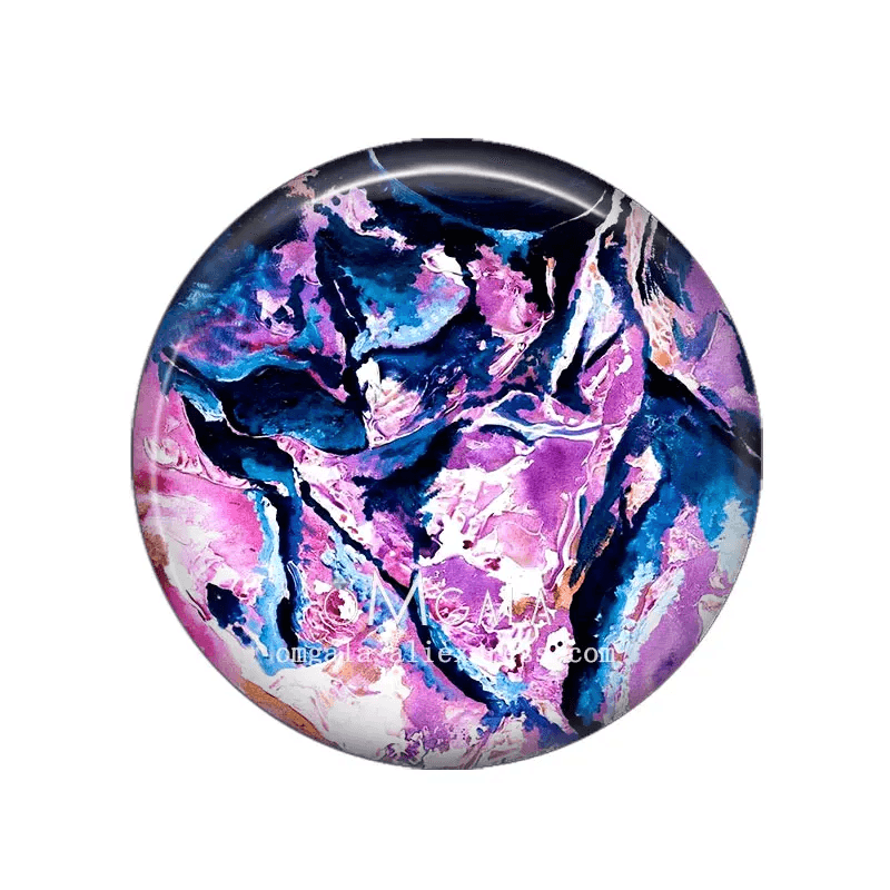 Watercolor Purple Abstract Texture Patterns 12Mm/16Mm/18Mm/20Mm/25Mm round Photo