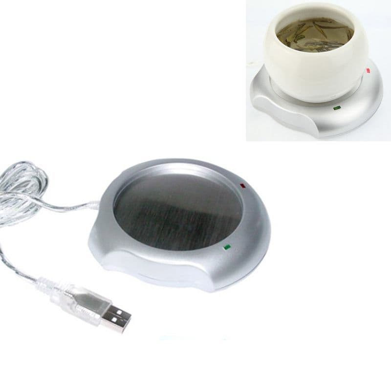 2X Office House Use USB Powered Tea Coffee Milk Cup Mug Warmer Heater Pad view 2