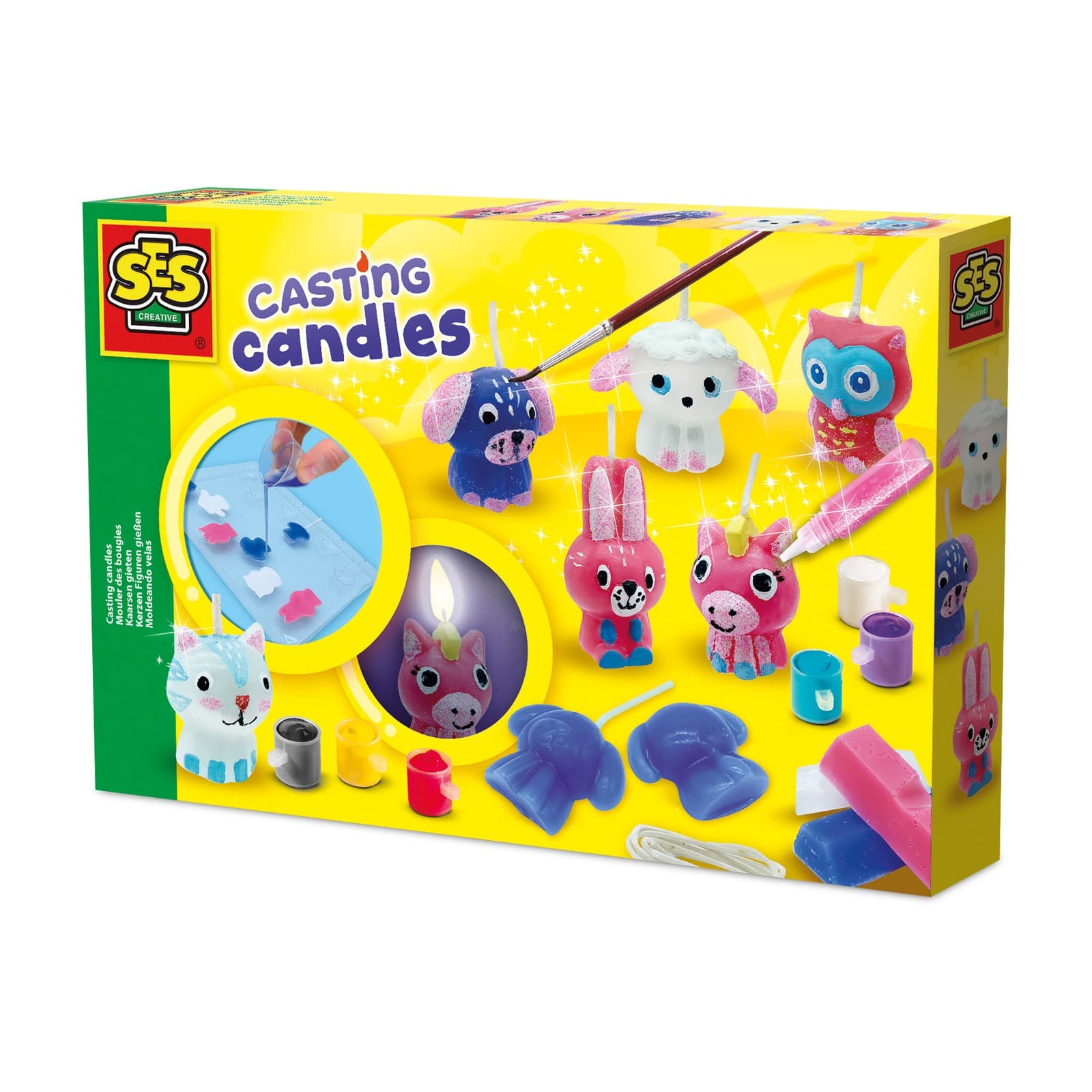 SES Creative Casting Candles Craft Make Your Own DIY Paint Crafting Candles Set