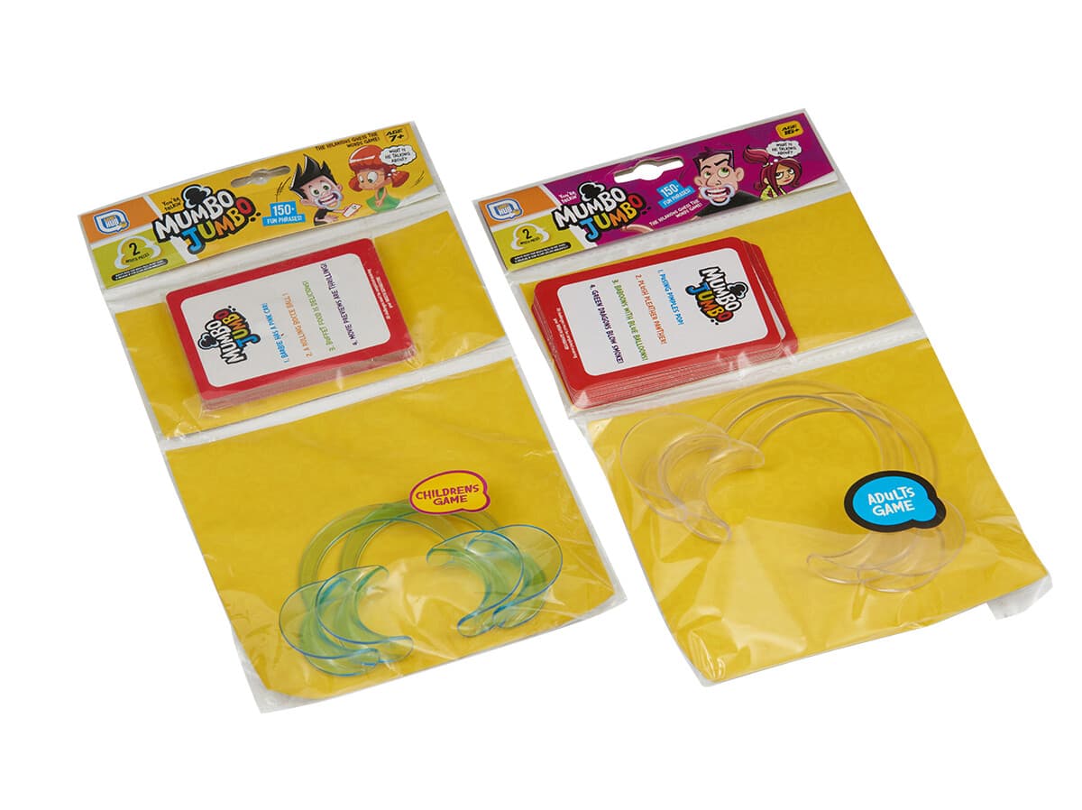 MUMBO JUMBO ADULT CHILD FAMMILY WORD GAME MOUTH PIECE WORD GAME FAMILY FUN FUNNY