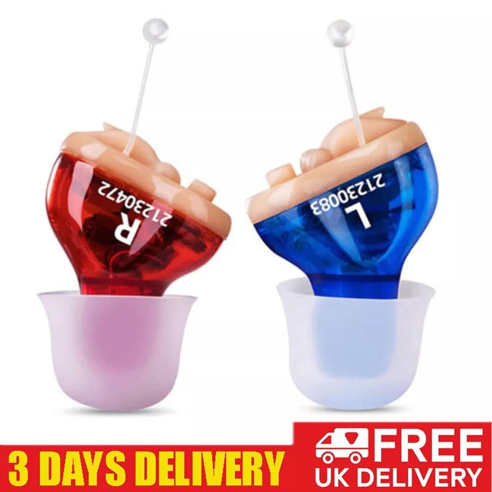 MiNi Hearing Aids Digital Small Invisible In Ear Sound Voice Amplifier Enhancer