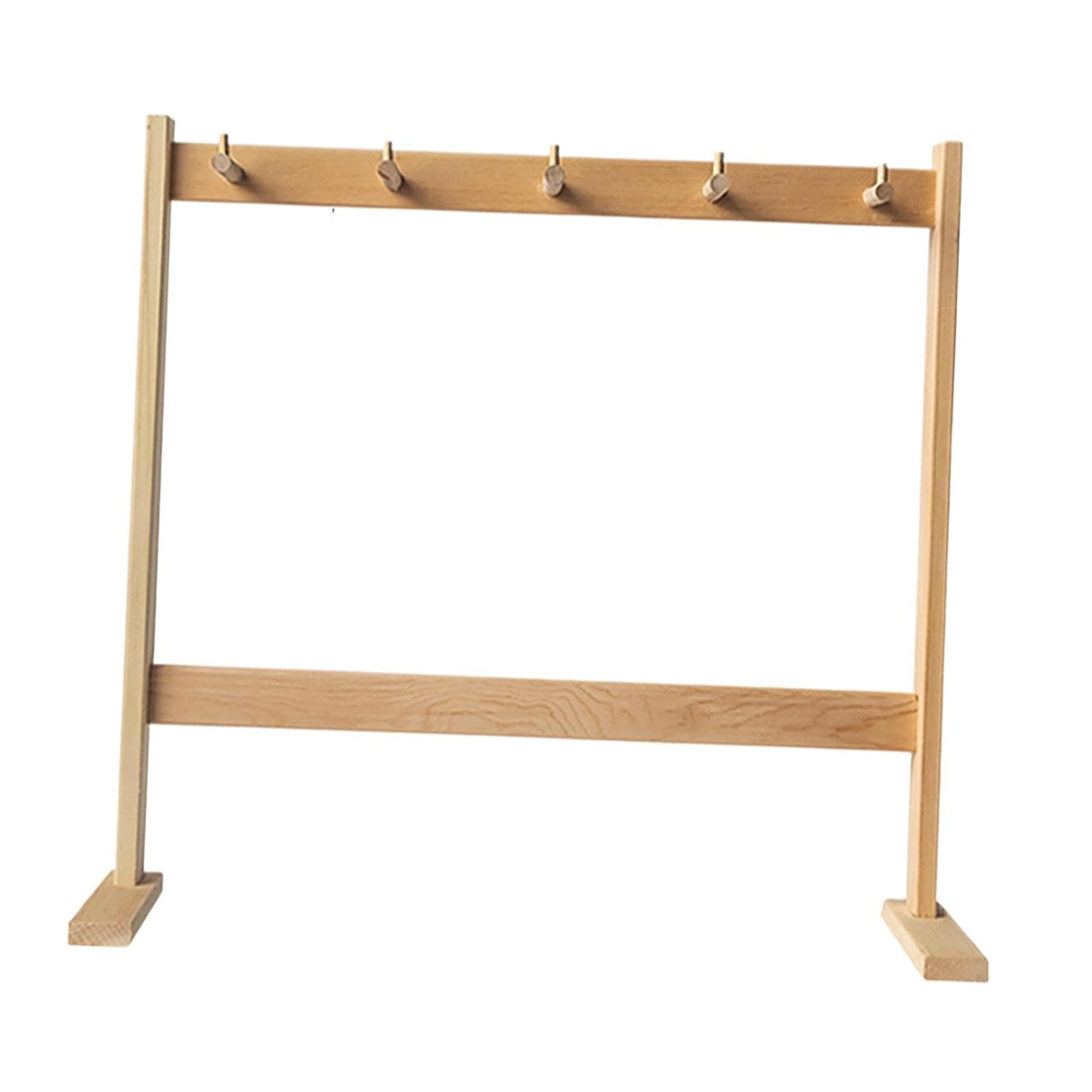 Chime Stand Wood Multipurpose Gong Stand for Exhibition Indoor Outdoor Yoga