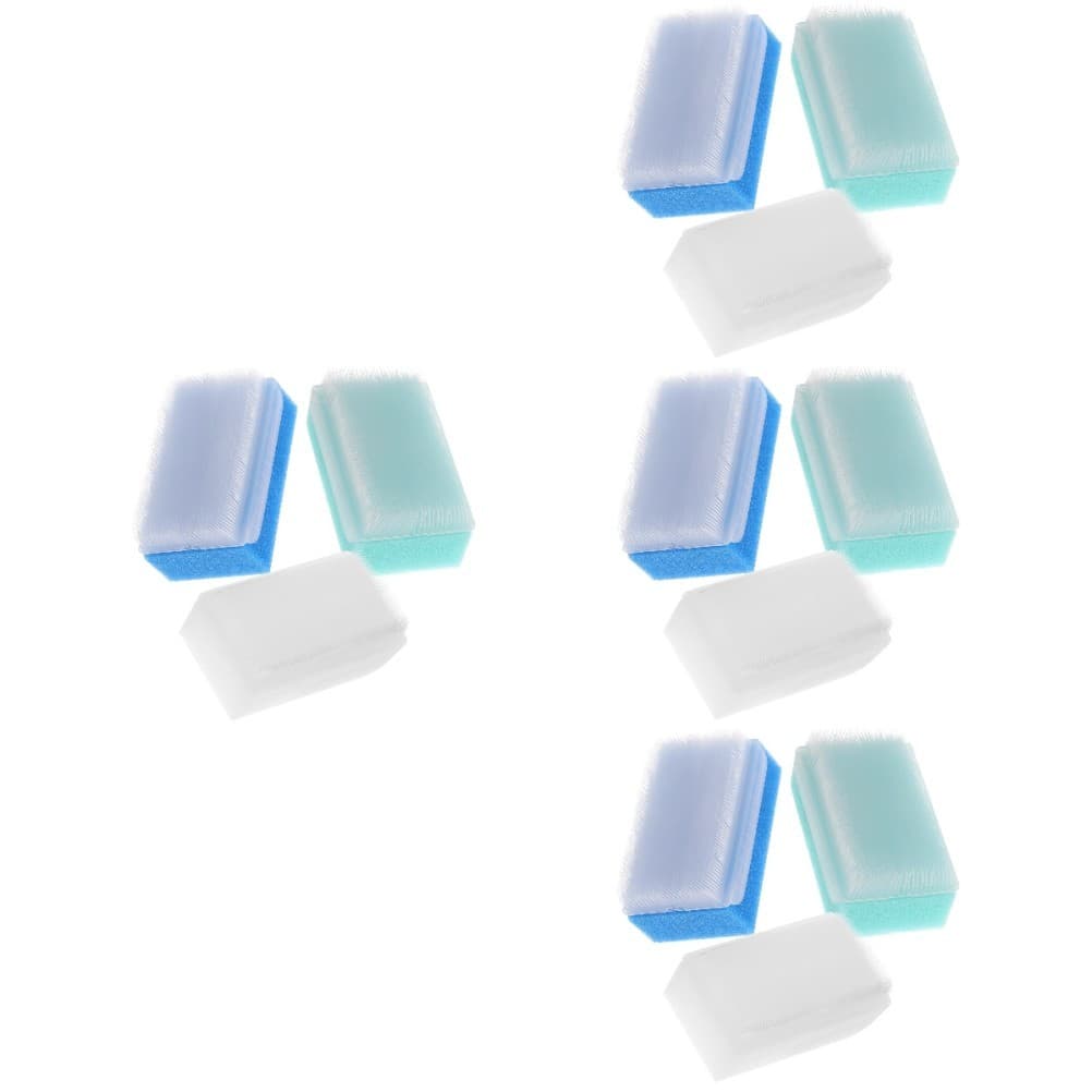 4 Pieces Newborn Hair Head Massager Bath Sponge for Bathing