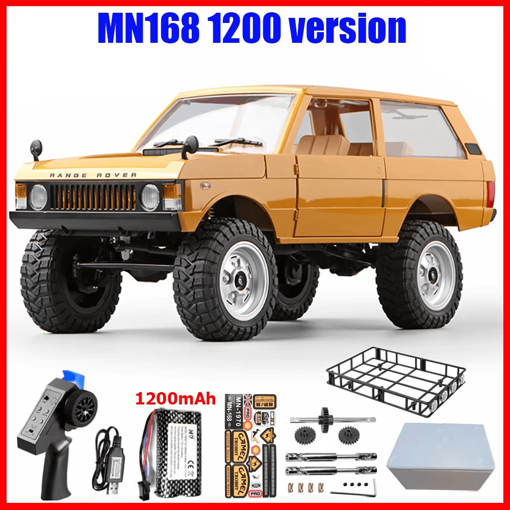MN168 RC Car MN Model RTR 1:12 4WD 2.4G Remote Control Car Off-Road Climbing Veh
