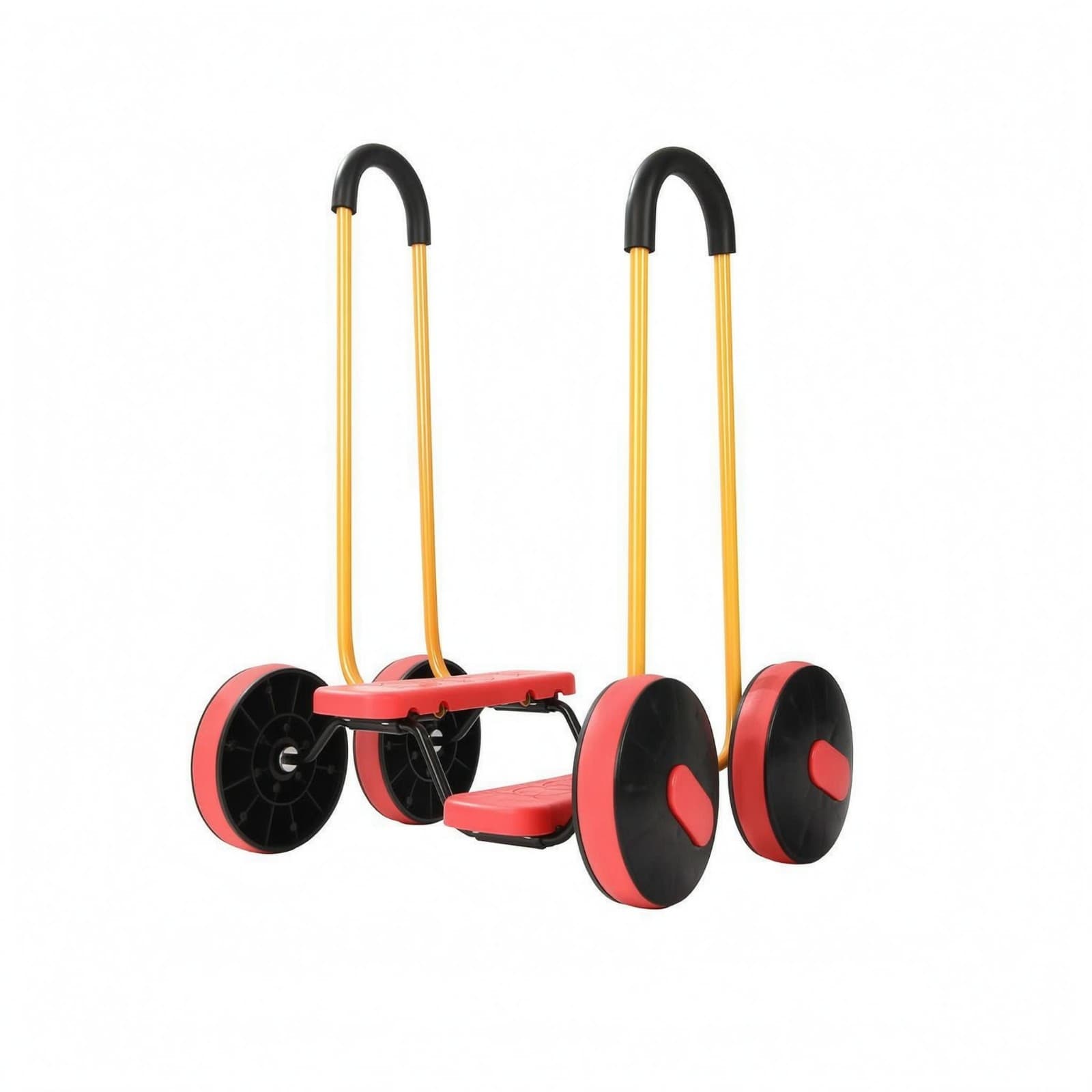 Pedal Balance Car Metal Frame Child Vehicle Curved Grips for Children