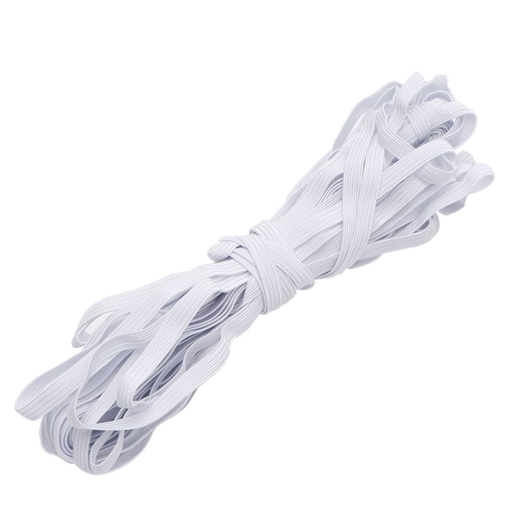 ULTNICE 10m/Roll 6mm Elastic Band Stretch Knitting Sewing Elastic Spool Cord