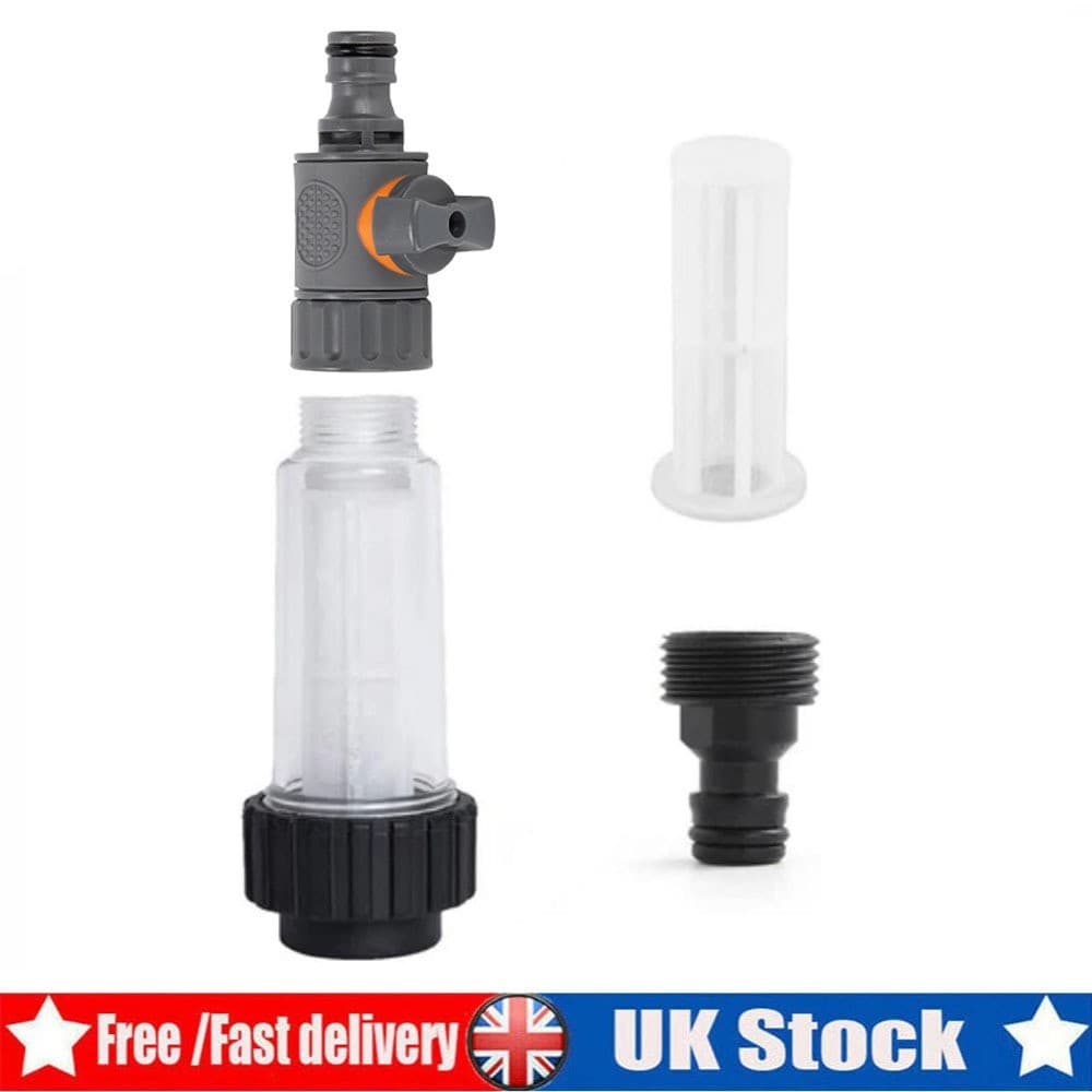 For Caravan RV Water Filter Kit with Spare Filters +3/4\" Quick Adapters UK