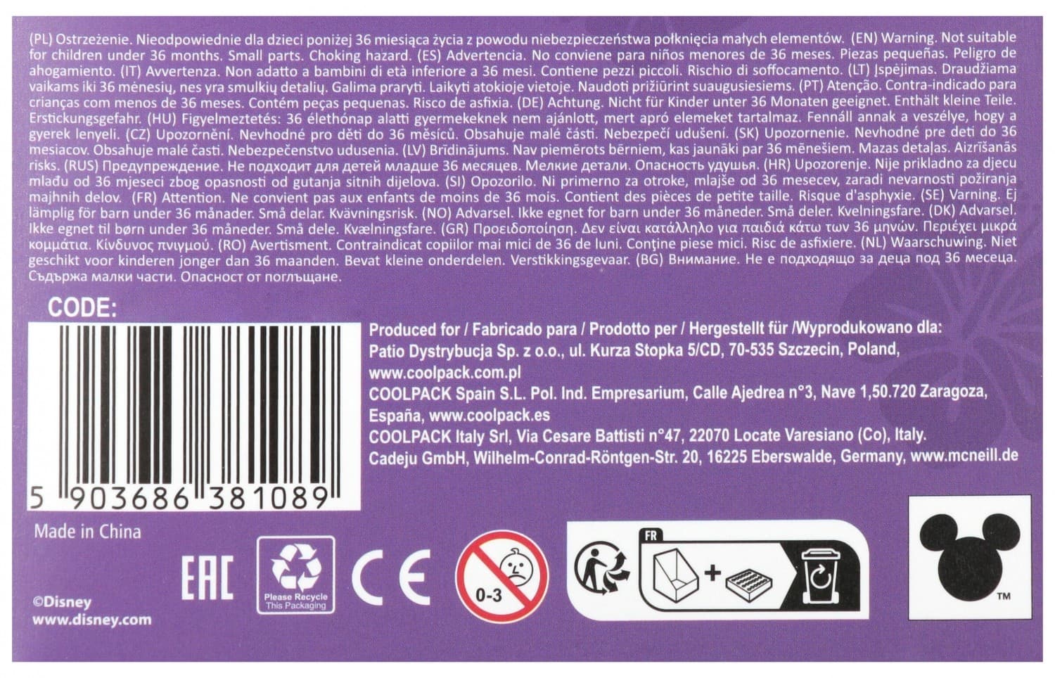 5903686381058 Długopis ścieralny automatyczny 0.5 4kol Stitch A 24 CoolPack PATI view 2