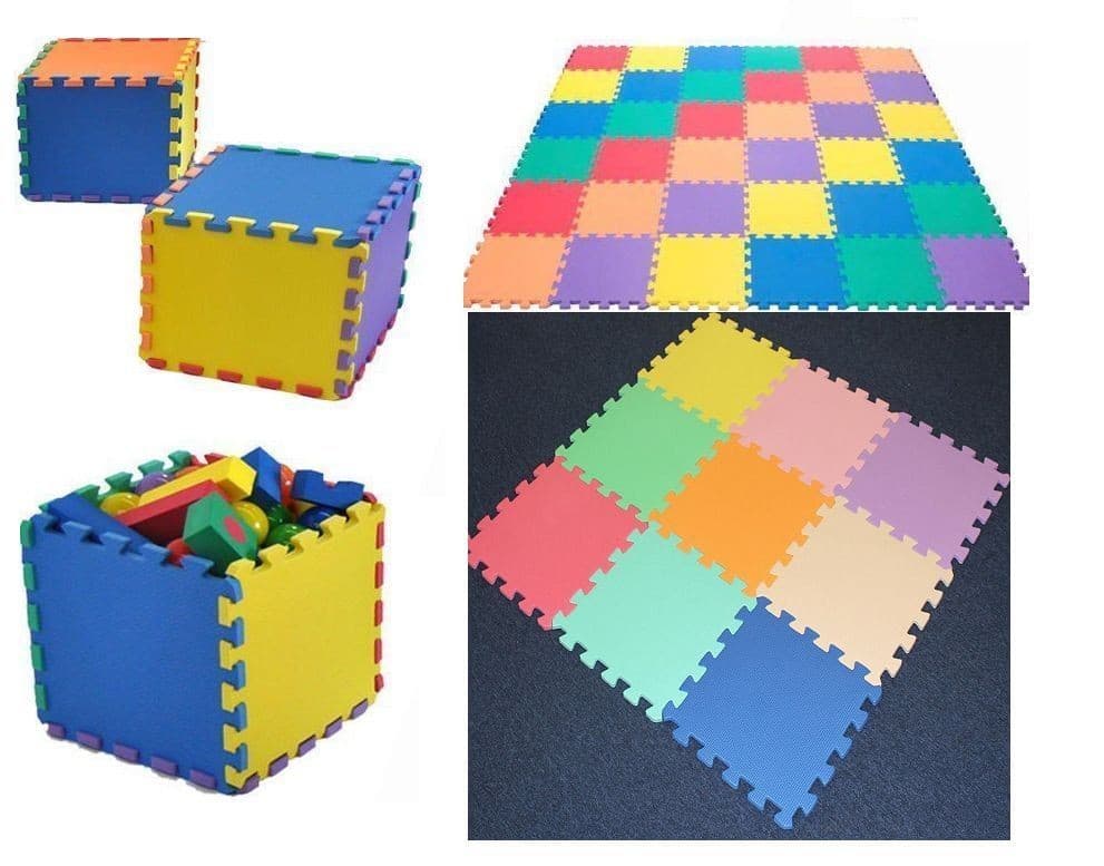 EVA Interlocking Soft Foam Play Mat Kids Gym Yoga Exercise Fitness Floor Tiles view 2