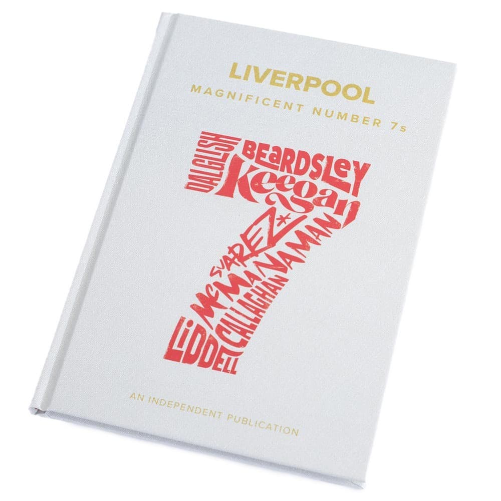 Liverpool FC Magnificent Number 7s BookOne Size White/Red/Yellow  TA12685