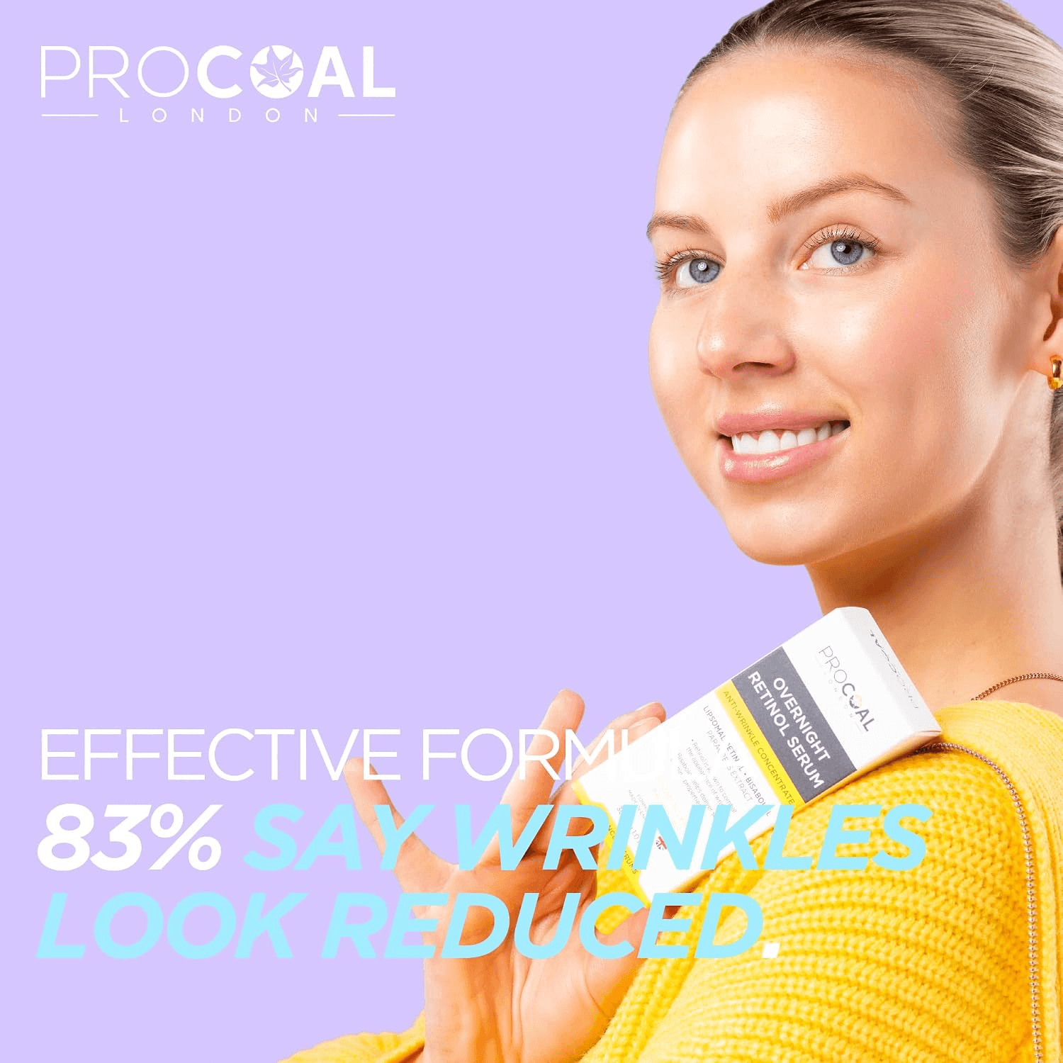 NEW Overnight Retinol Serum High Strength for Face 30Ml by Procoal - 3% Retinol view 2
