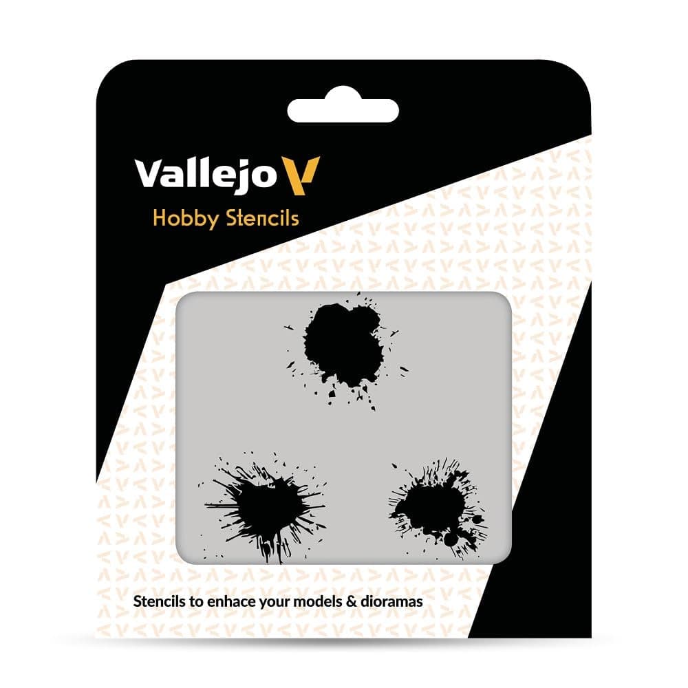 Vallejo 1/35 Scale Stencil Paint Stains - Model Building Paints and To (US IMPORT)