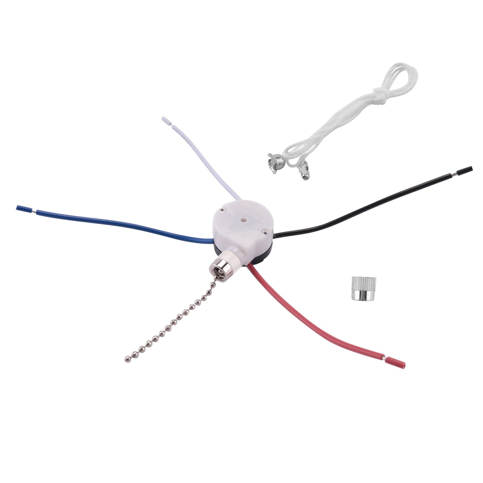 2X(Ceiling Fan  Kit 3 Speed 4 Wire| Fan  Zipper Speed Control | ZE-208S4959