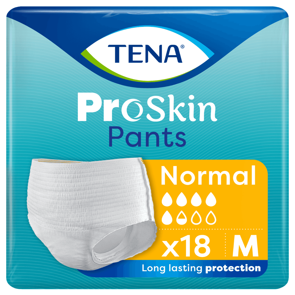 TENA Proskin Pants Normal Medium Adult Nappies Pack of 18 Incontinence Pants view 2