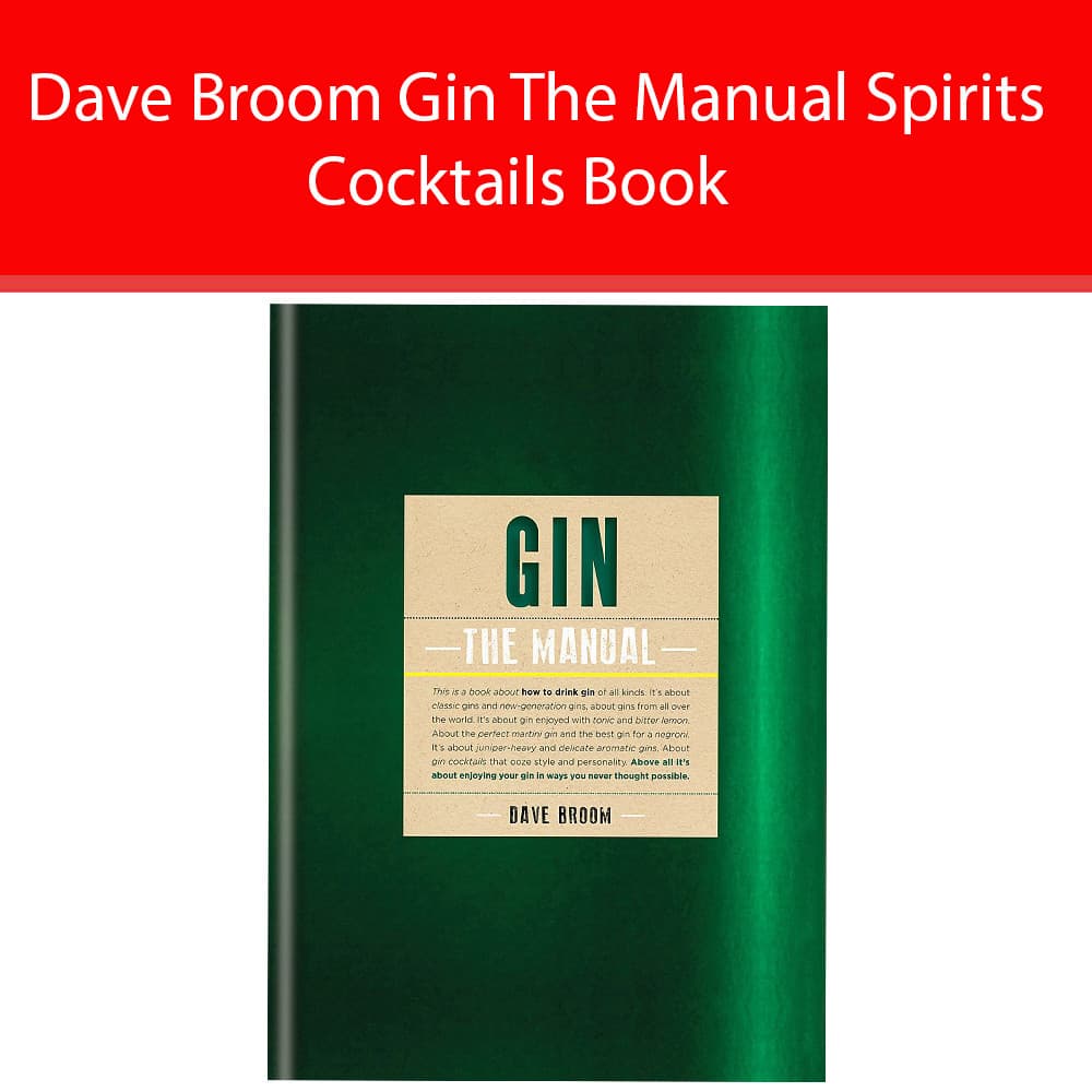 Dave Broom Gin The Manual Spirits and Cocktails Book Hardback NEW