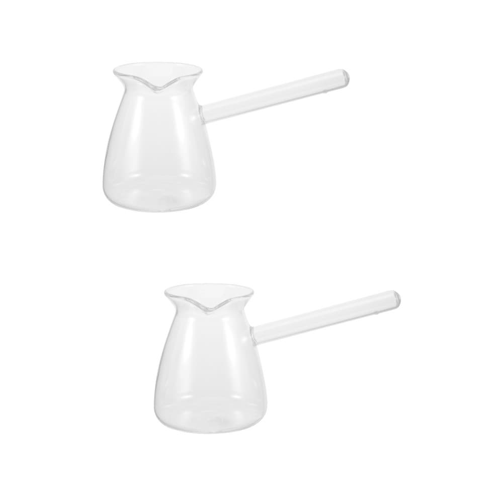 Small Sauce Pan Boiling Pot Glass Saucepan Heat-resistant Stovetop