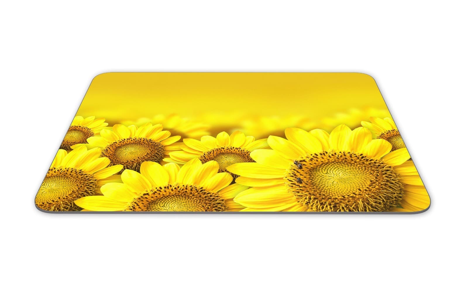 Yellow Sun Flower Mouse Mat Pad - Summer Garden Mothers Day Computer Gift #14605 view 2