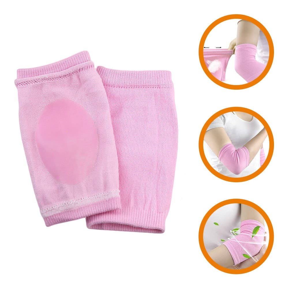 1Pair Moisturizing Elbow Covers with Gel for Skin Repair and Hydration