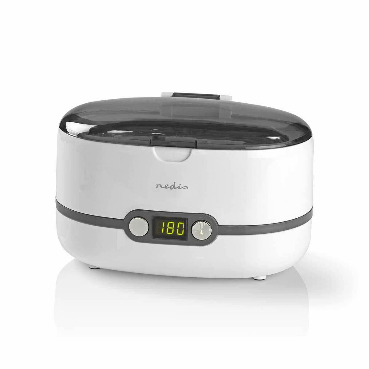 Nedis 600ml Ultrasonic Cleaner Ultra Sonic Bath Jewellery Cleaning Tank