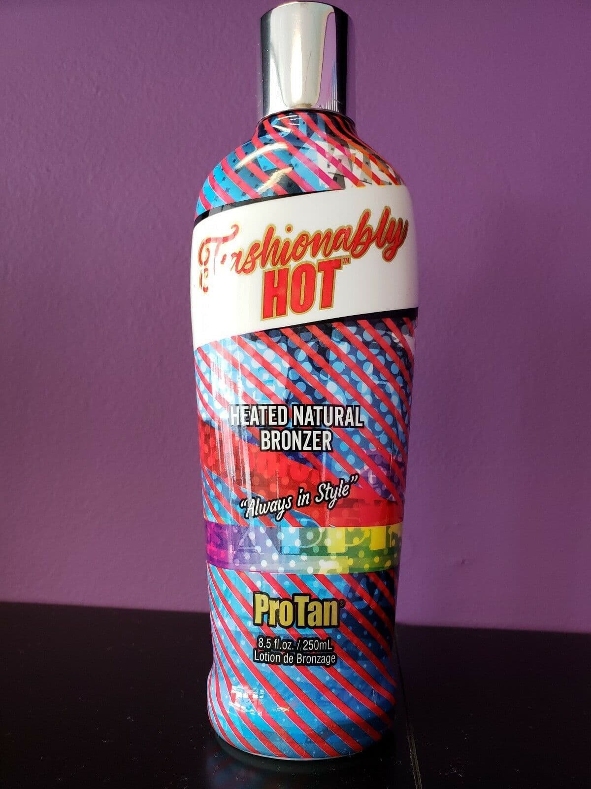 Pro Tan Fashionably Hot Tanning Lotion - 250ml heated bronzing sunbed cream