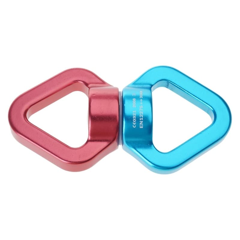 Climbing Swivels 30KN 360 Degree Rotational Swivels Connectors Sealed Bearings