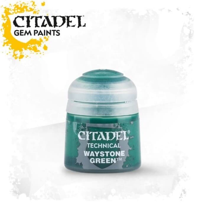 Citadel Paint - Warhammer - Technical Waystone Green (12Ml)  - 27-14