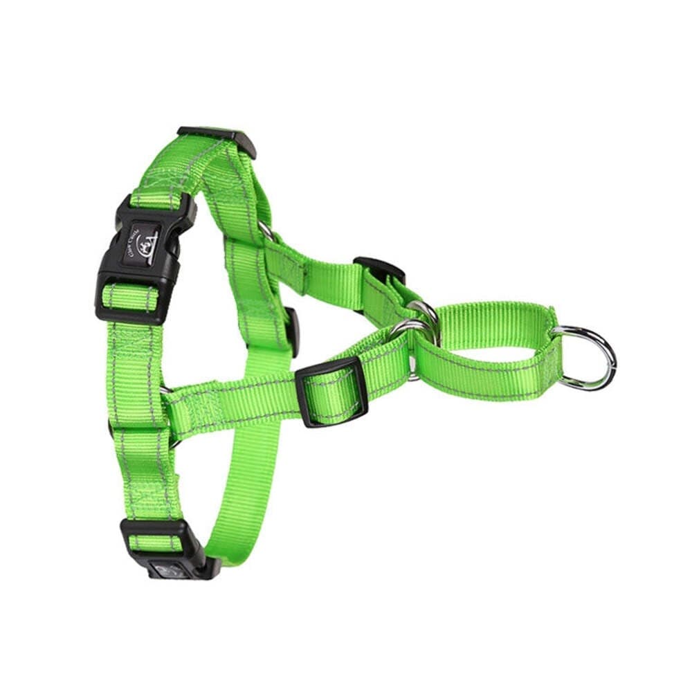 Glow Castle Pet Reflective Nylon Prevent Running Wild Chest Strap| Size: L(Grass