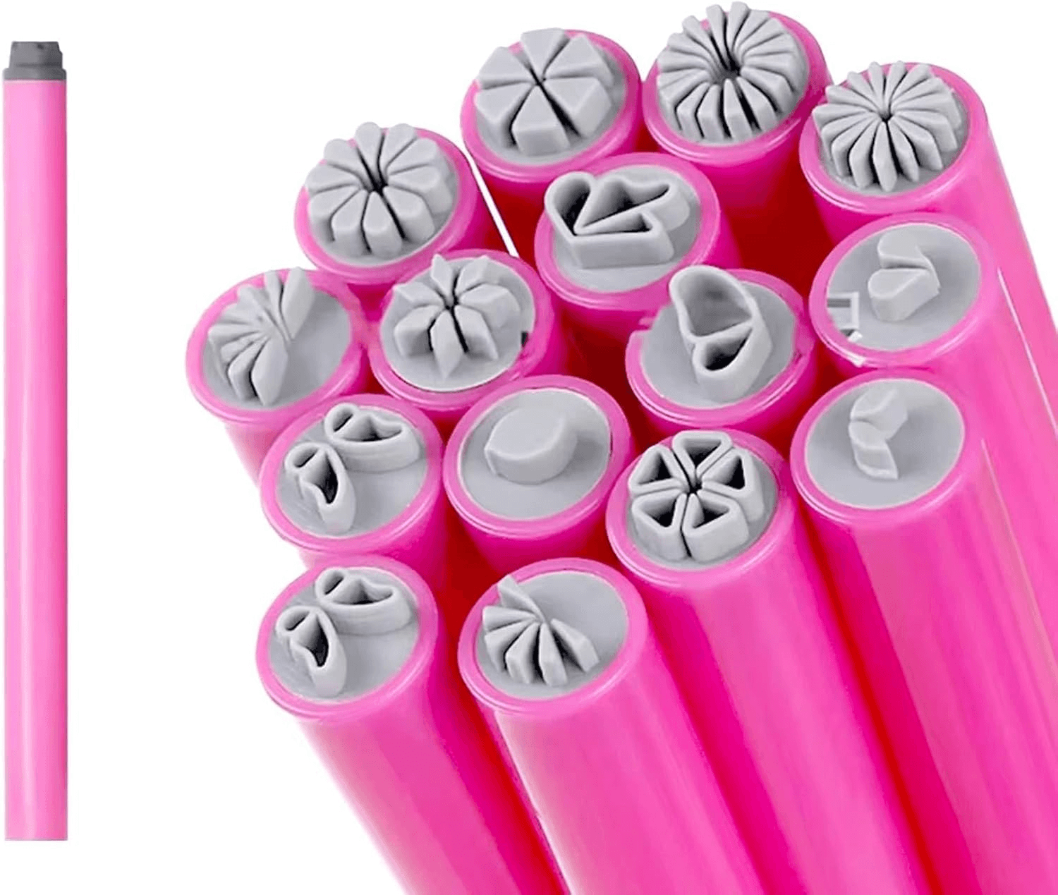 15 PCS Nail Art Stamp Pen Set| Different Flower Rose Butterfly and Dotting Pattern