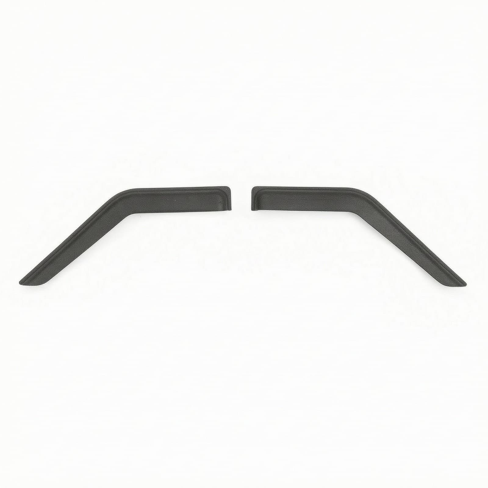 RC Window Visors with Tape Black Nylon Wind Deflector Easy to Install