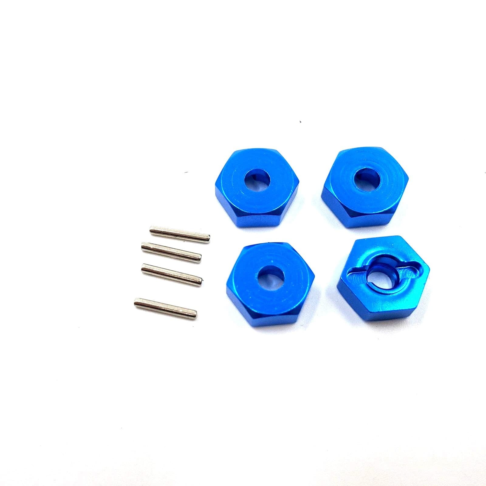 12mm Aluminium Wheel Hex Kit (X4) for FTX Alloy Blue RC Carnage| Outlaw| Vantage