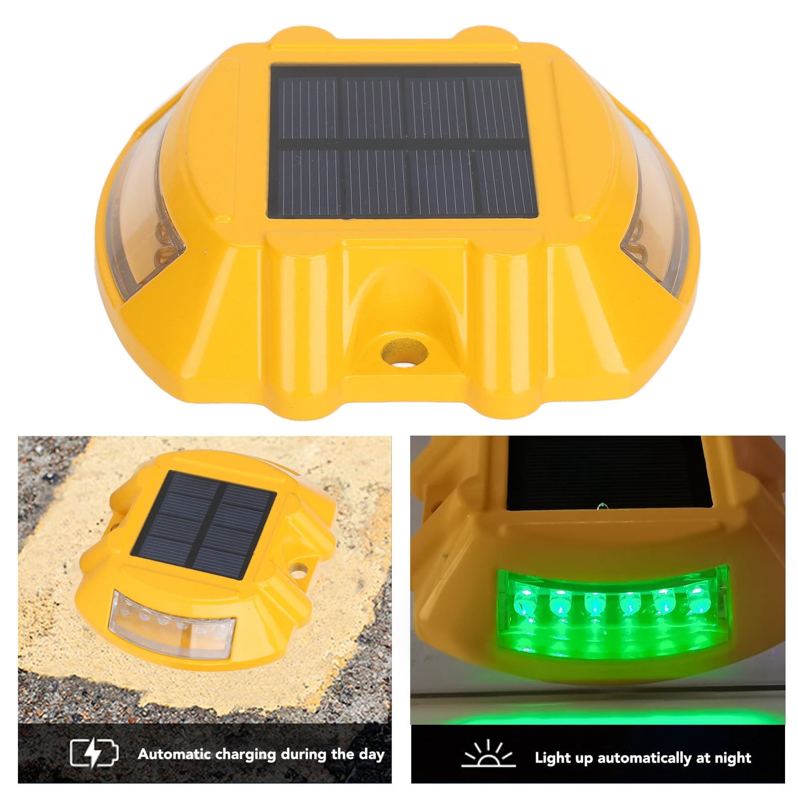 Solar Dock Lights Professional IP68 Waterproof Cast Aluminium Automatic view 2