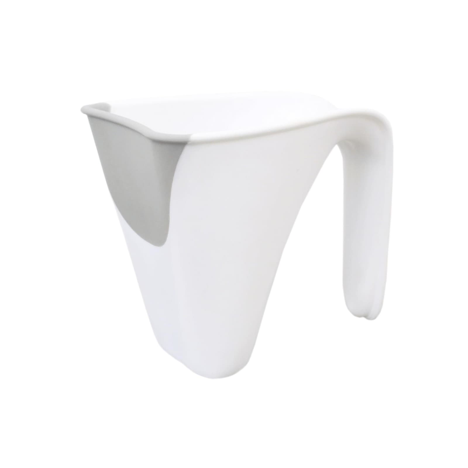 Shnuggle Bath Rinse Jug | Soft Rim Baby and Toddler Shampoo Rinser | White/Grey