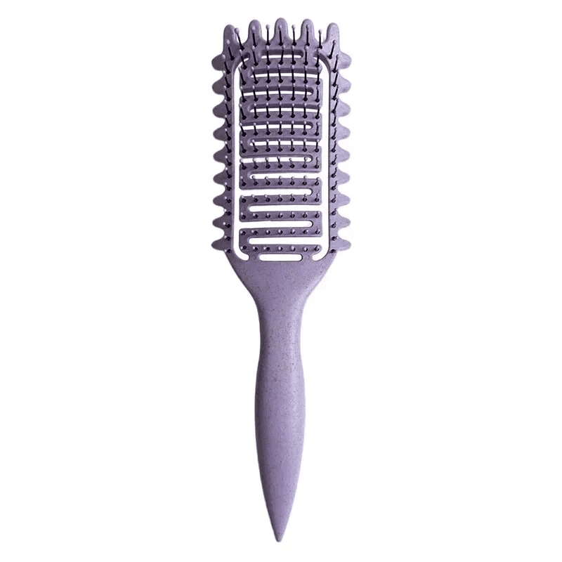 Curl Define Styling Brush Hollow Out Detangling Brush Tangled Wet Curly Hair