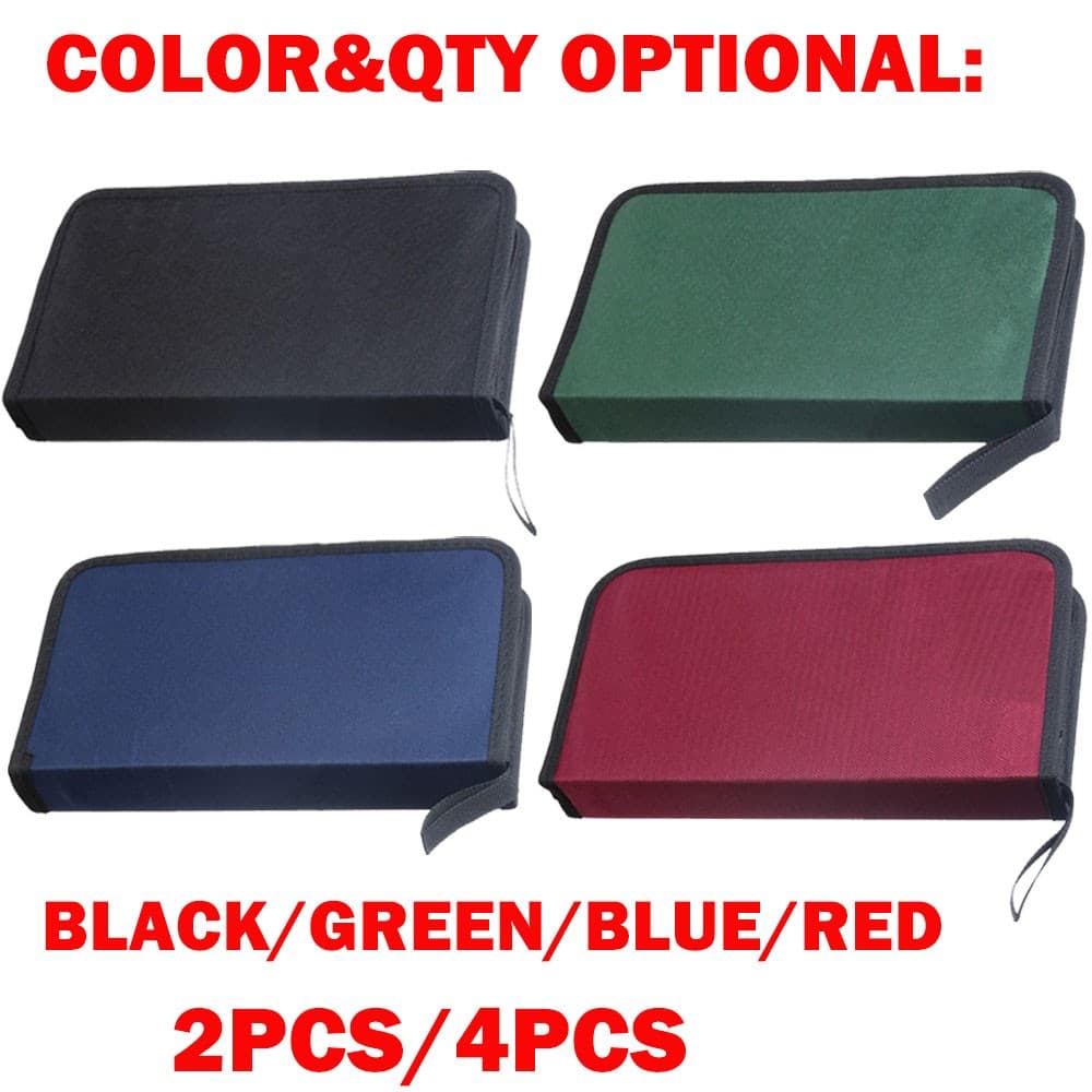 2/4X 80-Sleeve Disc DVD CD Disc Holder Carry Case Protector Storage Bag Wallets