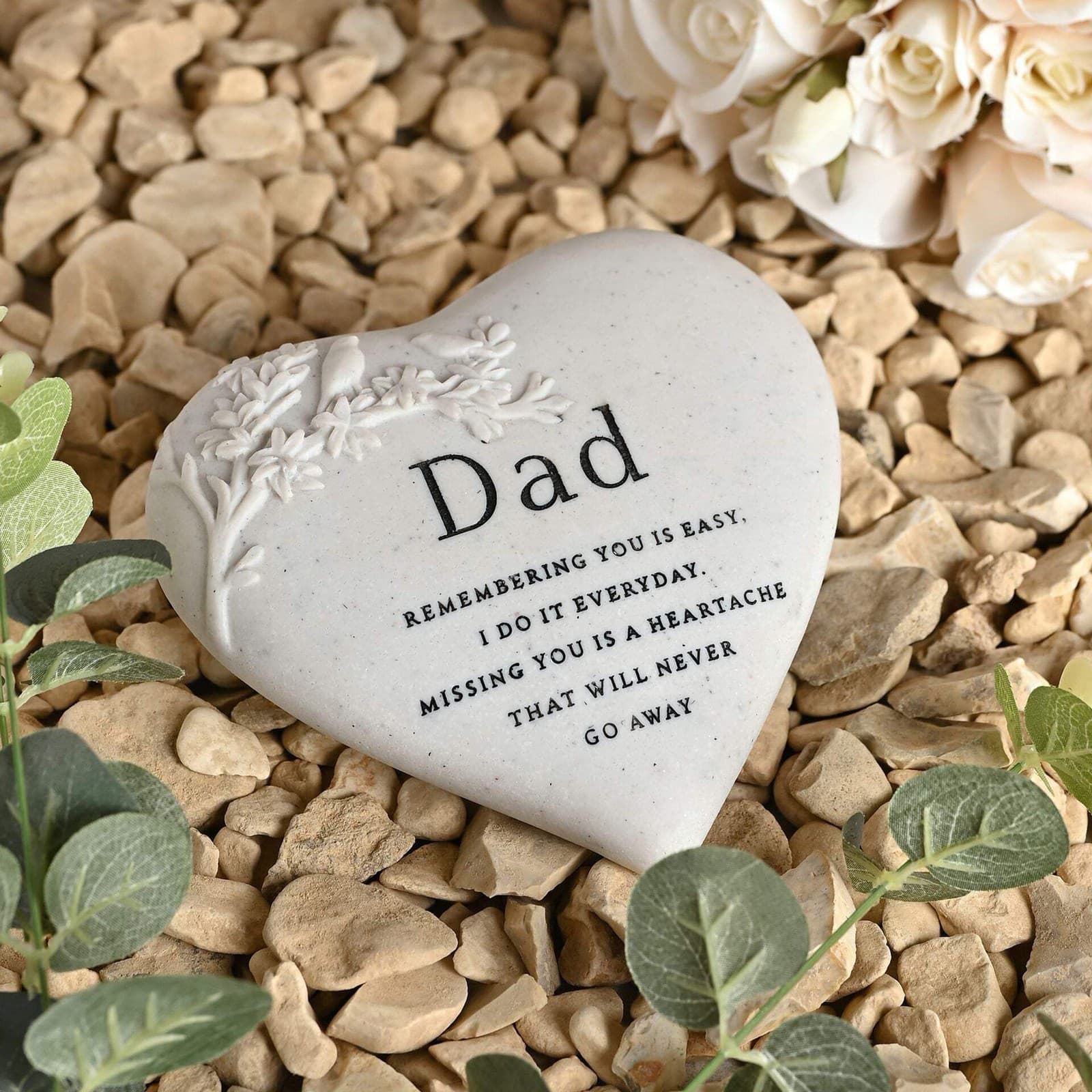 Thoughts of You Graveside Branch Heart - Dad view 2