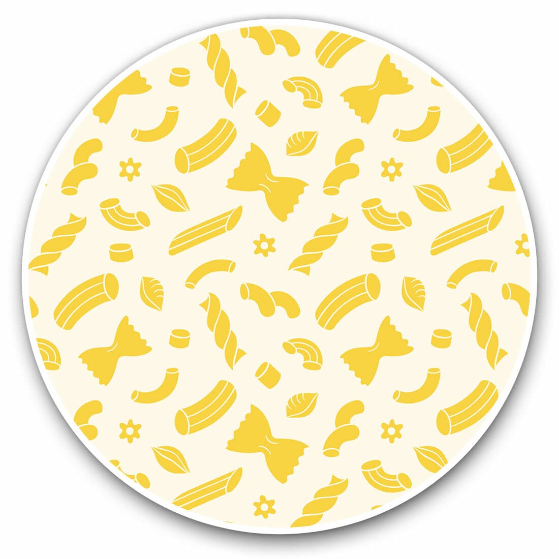 2 x Vinyl Stickers 20cm - Funny Pasta Shapes Italian Cool Gift #12930