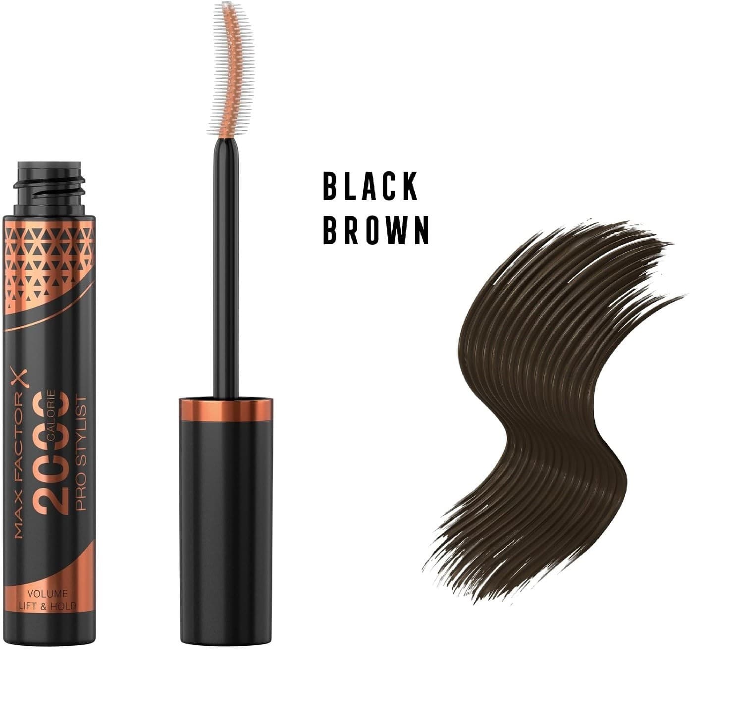 Max Factor 2000 Calorie PRO Stylist Black Mascara 9 ml Black