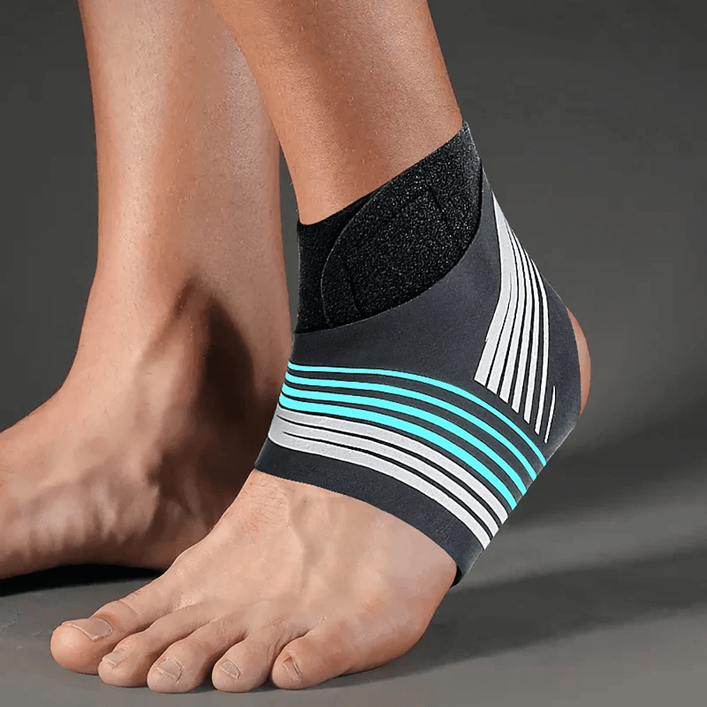 2 Piece Sports Ankle Compression Strap Ankle Support Stabilizer Tendon Pain Reli