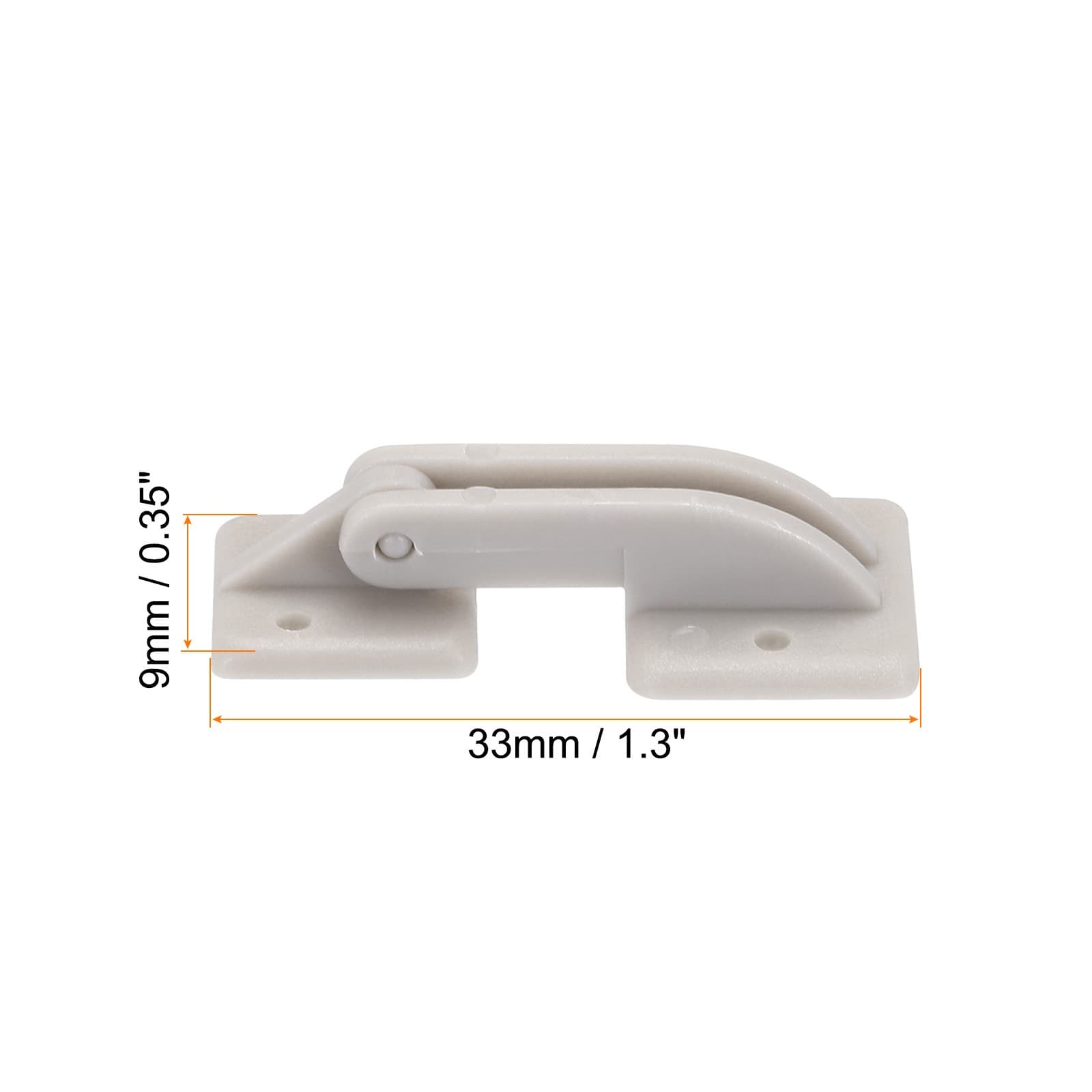 RC Hinges 1.3 Inch x 0.35 Inch Adjustable Hatch Hinge 4 Pcs view 2