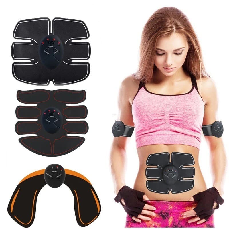 Wireless EMS Muscle Stimulator Rechargeable Abdominal Body Massage Device